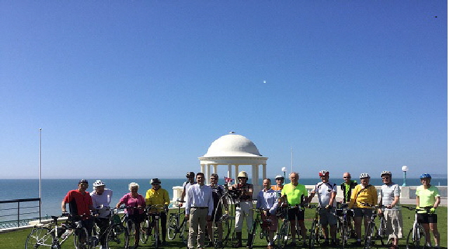 Huw Merriman our local MP joins our ride